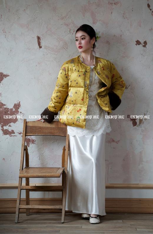 【门店同款】ENJOY冬季云敛-锦绣月下琉璃长半裙 160850311 商品图1