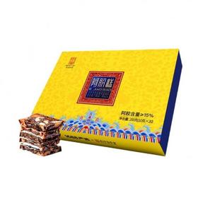 山东东阿百年堂阿胶糕 （200g*2盒+礼袋1个）正品礼盒阿胶固元糕 女性滋补品即食阿胶糕