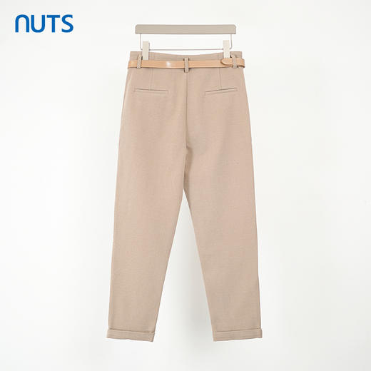 NUTS冬款纯色气质百搭直筒显瘦简约高级休闲西装长裤女241073284A 商品图1