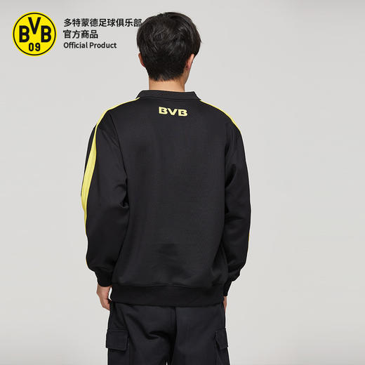 【官方正版】多特蒙德足球俱乐部｜BVB深色立领长袖卫衣保暖加厚球迷 商品图1