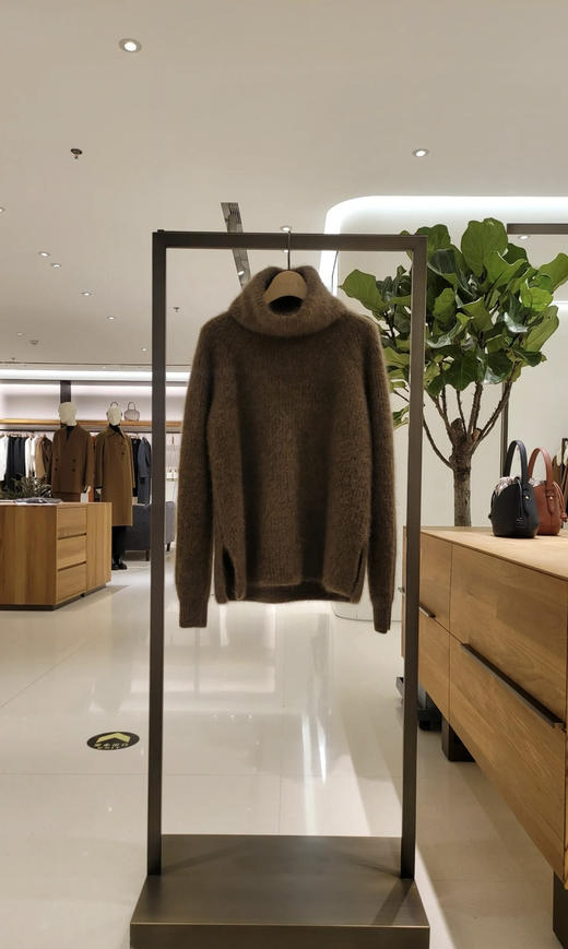 1216-1 断码亏清无退换 独家圆正 小禾强缩羊绒合股纱 重磅套头罩衫 保暖胜羽绒 商品图8