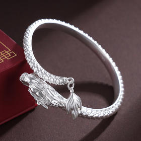 子佩集S999银【秀骨龙姿】手镯【WZ218】纯银2412