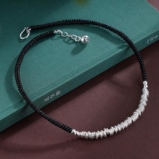 子佩集S925银【绽放之力】项链【TSN0002】纯银钱串原创2腰缠万贯盘缠盘缠2412 商品图3