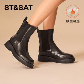 【绒里可选】星期六经典百搭气质保暖切尔西SSC4116497/SSC4118497