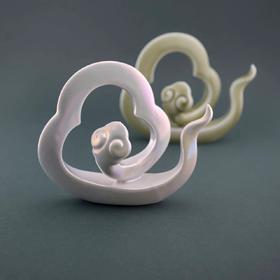 一团如意 瓷香插