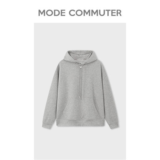 MC |MODE COMMUTER冬季华夫格时尚百搭连帽长袖卫衣男MCD131075J 商品图4