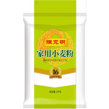 陈克明面粉 家用小麦粉4斤 中筋白面 包子粉馒头粉月饼粉饺子粉烘焙面粉 /粮油调味 /面粉 /通用粉 商品图2