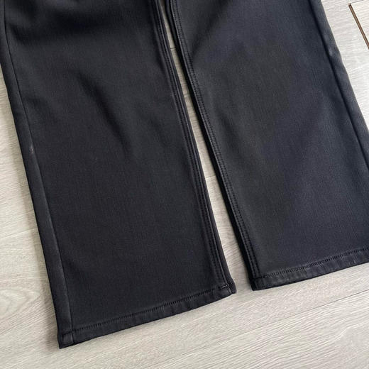 【1月6日  下午15:00 秒杀】偷偷美 厚奥粒绒 黑色 窄版 厚绒直筒裤 商品图5