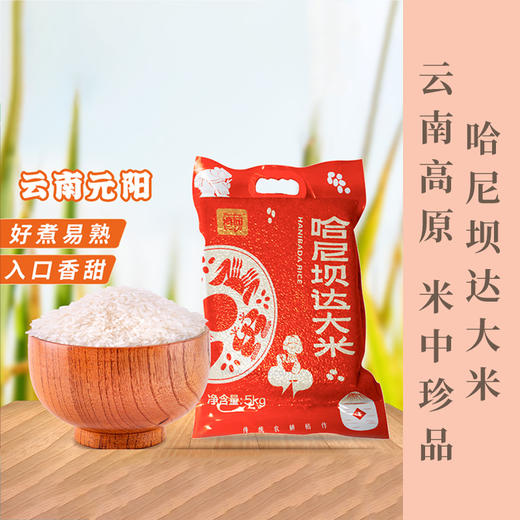 云南哈尼坝达大米5kg装云南高原产好米，好煮易熟，入口香甜 商品图0