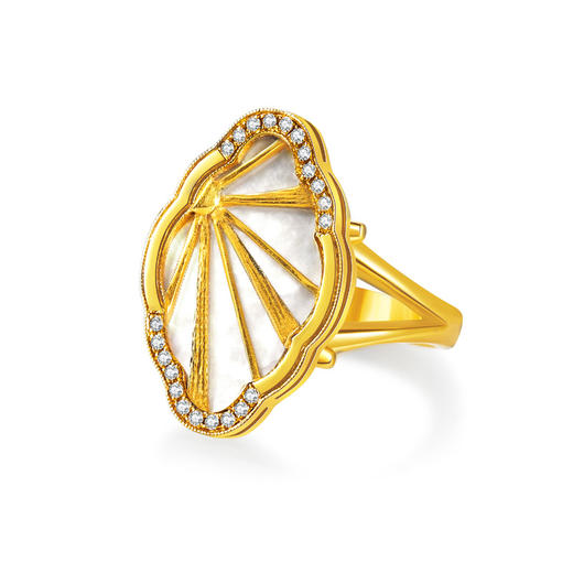 【熙】五行和韵·金 戒指 商品图0