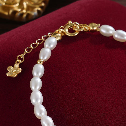 子佩集S925银珍珠手链【SL11710】纯银镀金马上有钱2412 商品图3