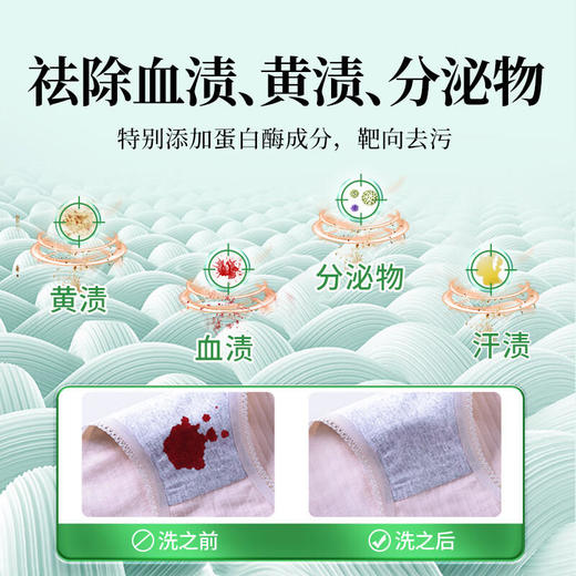 蔬果园内衣洗衣液500g长效菌抑温和亲肤内衣裤专用青蒿除菌内衣清洗液 商品图5