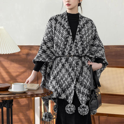 苏苏姐家魔方披肩手工diy钩针编织毛线团材料包 商品图3