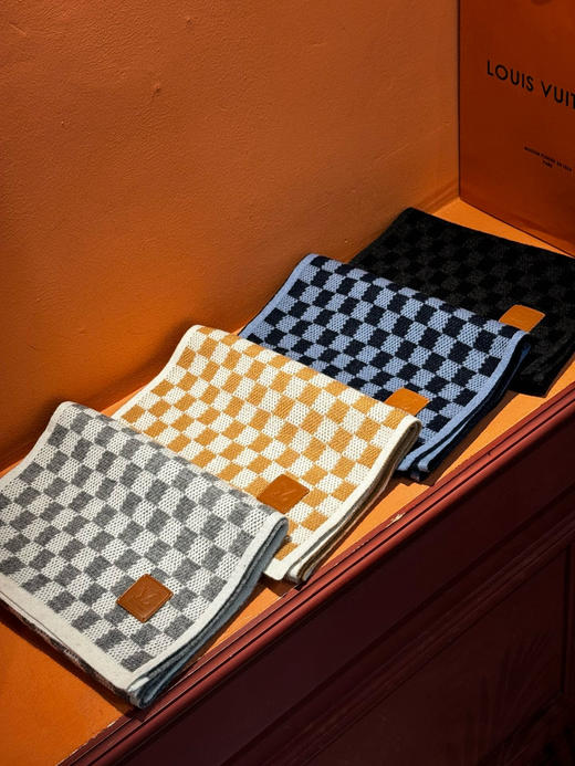 秋冬特惠💰350 LV围巾 怒赞推荐 高端男士款 软糯的男士羊绒围巾 L家ZG同步 商品图4