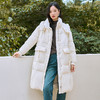 NEELLY纳俪商场同款冬新款直筒保暖显瘦长款连帽外套女舒适羽绒服 商品缩略图1
