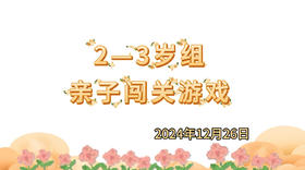 2024.12.26 2-3岁组亲子闯关游戏