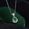 子佩集S925银【翠影妙凝】套链【YL-6837】纯银绿锆石项链时尚2412 商品缩略图1