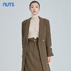 NUTS时尚优雅英伦风高级百搭中长款西装外套女241048391 商品缩略图1