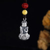 子佩集S999银【生肖护法】钥匙扣【PJ000562】纯银仿古十二生肖底座可转动2412 商品缩略图5