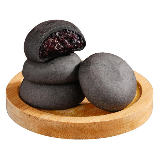 【59.9到手80包❗️五黑紫米饼】黑色能量营养丰富，轻食解馋，早餐营养代餐，下午茶宵夜健康饱腹，黑豆/黑米/黑芝麻/黑枸杞/黑桑葚，蔗糖，老人小孩都爱吃，养生健康搞点小零食L 商品图4