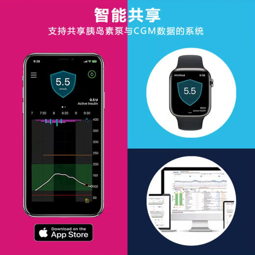 美敦力780G蓝牙闭环胰岛素泵全自动智能调节血糖修改胰岛素输注（海外直邮代购） 商品图5