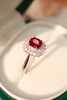 1ct刻面红宝石戒指 商品缩略图4