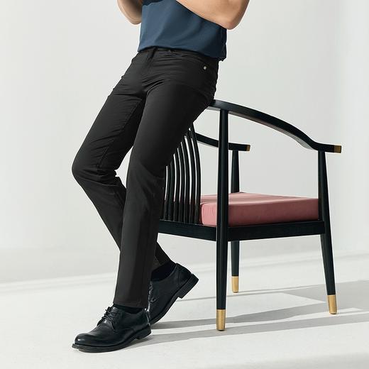 【中华立领】柒牌五袋裤男士2025春夏新款时尚休闲中腰修身长裤子128H73740 商品图5