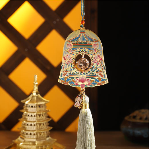 杭州西湖 雷峰塔联名金属挂件塔砖款 商品图3