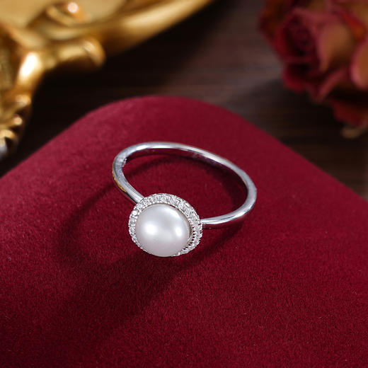 子佩集S925银珍珠戒指【JL070241】纯银2412 商品图1