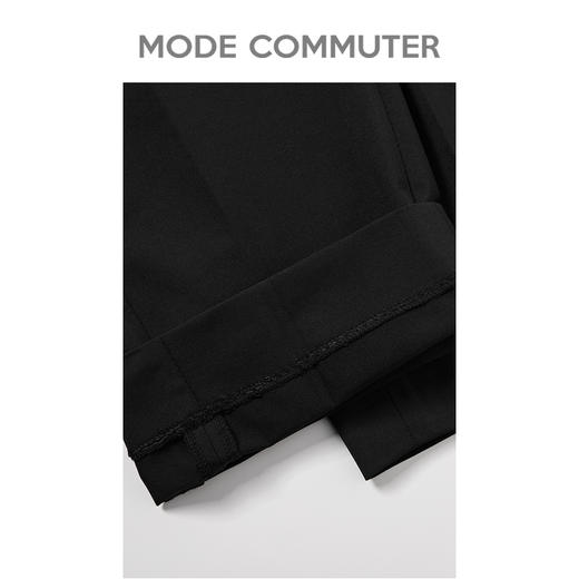 MODE COMMUTER夏季松紧长裤男简约通勤直筒休闲裤MCD102015D 商品图4