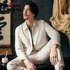 【中华立领】柒牌男士翻领夹克2025春季新款国风盘扣提花肌理外套128K70630 商品缩略图1