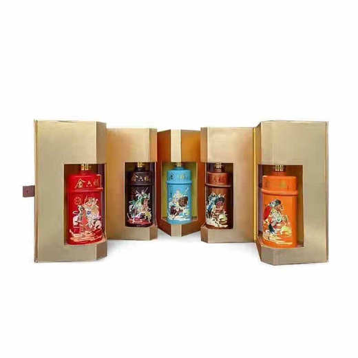【热销】金六福 五虎上将 浓香型 52度 500ml x5 商品图4