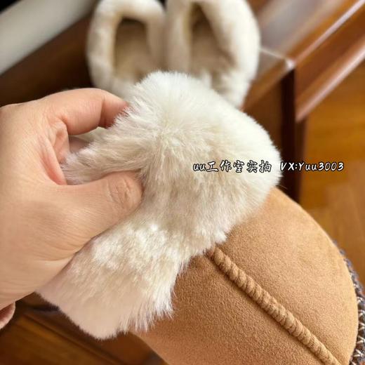 家居棉拖鞋，也能外穿，保暖毛毛拖 商品图6