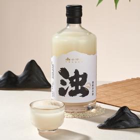 小冲山酒粕浊米酒（原味）500ml/瓶，细腻丝滑