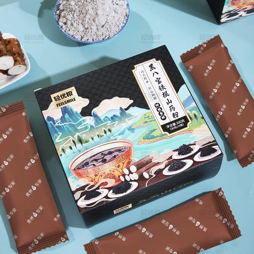 【店选】黑八宝铁棍山药粥 300g/10条/盒 拍一发二 商品图2