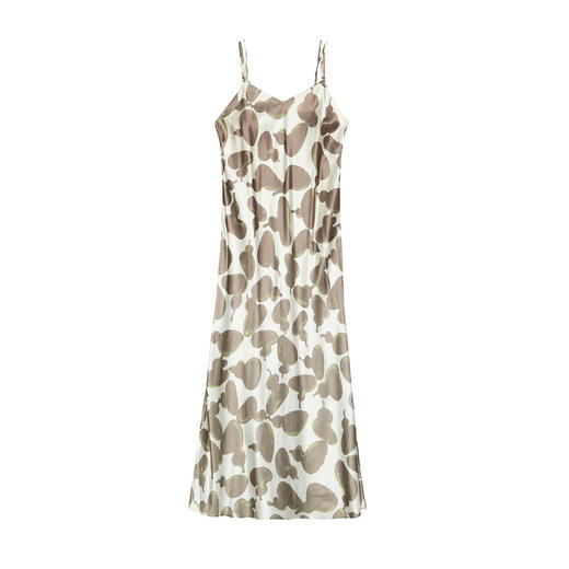 谜底醋纤吊带连衣裙2025春新品复古风葫芦印花长裙无袖251GL0108 商品图4