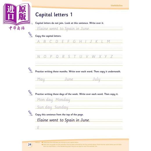 预售 【中商原版】英国S&S教辅 Handwriting Practice Book 2: KS2, Ages 7-11 手写练习 2（7-11岁）英文原版 商品图2