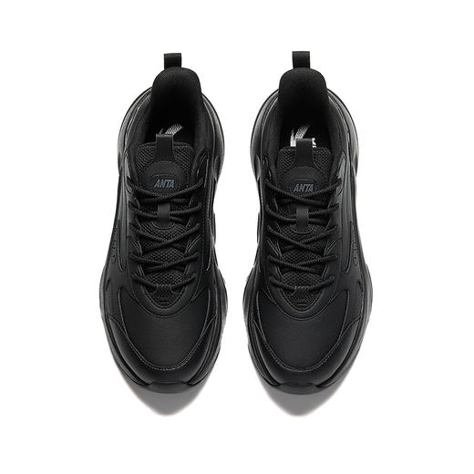 安踏小潮拜丨潮流黑色休闲鞋男百搭运动鞋112448812 商品图2