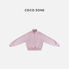COCO ZONE 冬季半拉链摇粒绒立领保暖长袖卫衣CC1D2806 商品缩略图0