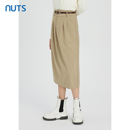NUTS秋冬款时尚通勤气质高腰显瘦百搭直筒西装长裙女241063389 商品图1