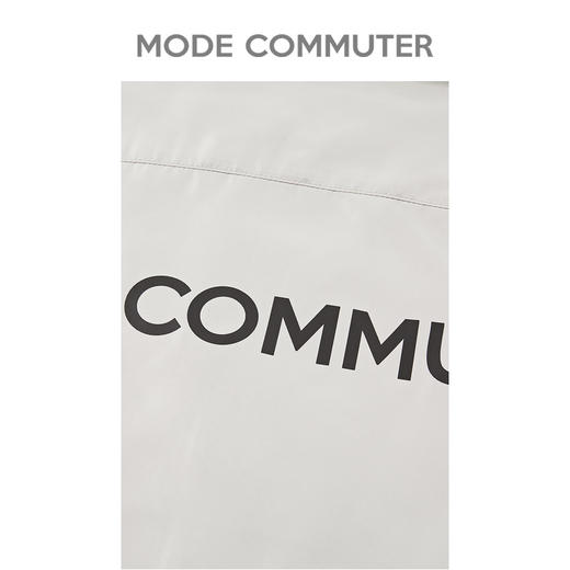 MC |MODE COMMUTER春季反光印花下摆收缩连帽夹克外套男MCD121011A 商品图3
