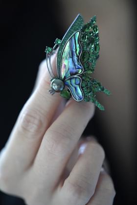 大溪地胸花「鲍鱼贝蝴蝶」