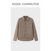 MC |MODE COMMUTER冬季假两件翻领双面呢大衣短款大衣男MCD106010J 商品缩略图4