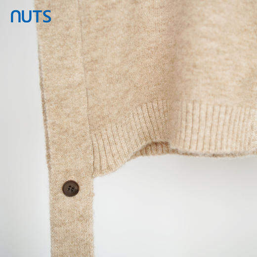 NUTS商场同款时尚气质毛织针织单排扣披肩141053219 商品图3