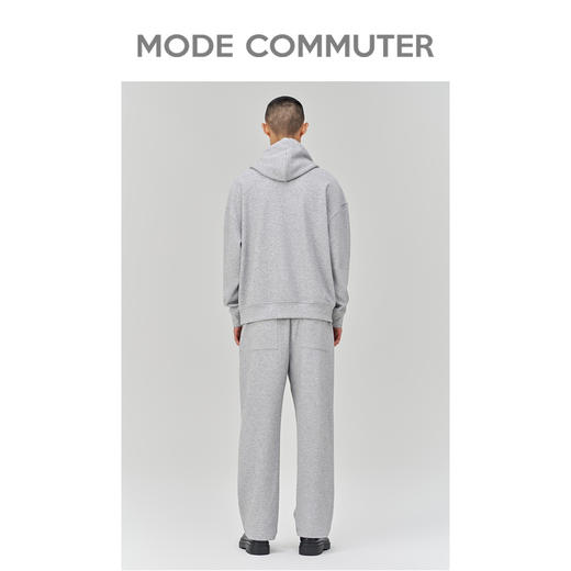 MC |MODE COMMUTER冬季华夫格时尚百搭连帽长袖卫衣男MCD131075J 商品图2