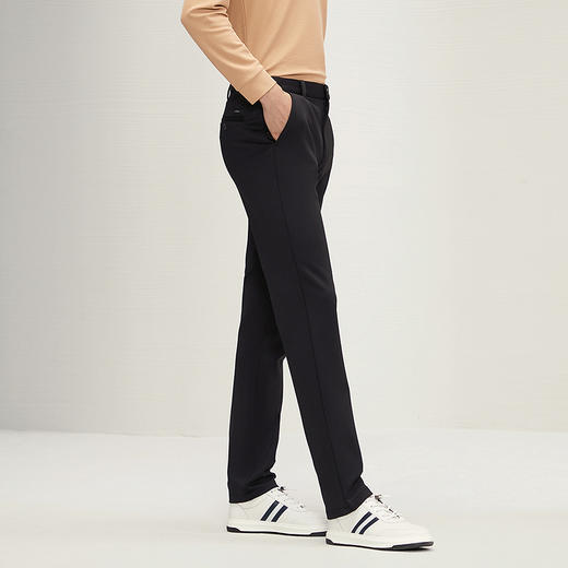 【含桑蚕丝】柒牌男士休闲裤2024秋季新款商务百搭中青年直筒长裤127H72330 商品图1