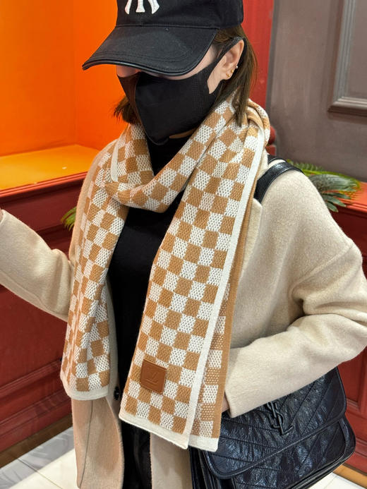 秋冬特惠💰350 LV围巾 怒赞推荐 高端男士款 软糯的男士羊绒围巾 L家ZG同步 商品图1