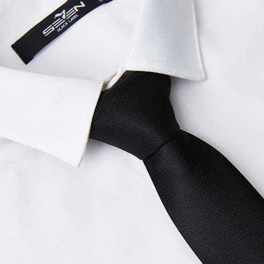 柒牌男装配饰领带男2025新款商务正装职业工作西装衬衫领手打领带128F70130 商品图1