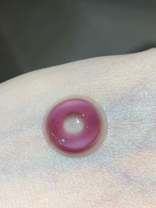 Hot Girls 沉夜梅子 半年抛 两片 14.2mm 参考着色13.6mm 基弧8.5 含水40% 新锐国货 商品图3