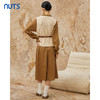 NUTS春秋款复古气质百搭设计感长袖衬衫连衣裙两件套女342102289 商品缩略图4